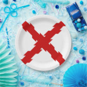 Grenzübergang Burgund Pappteller (Party)