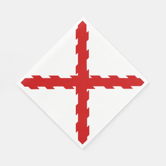 Grenzübergang Burgund Serviette (Ecke)