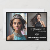 GRENZÜBERGREIFENDE Wesentliche Autogrammkarte Einladung (Vorderseite)