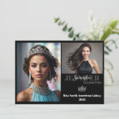 GRENZÜBERGREIFENDE Wesentliche Autogrammkarte Einladung (Stehend Vorderseite)