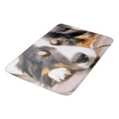 GRENZÜBERSCHREITENDE COLLIES BADEMATTE (Schrägansicht)