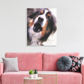 GRENZÜBERSCHREITENDE COLLIES LEINWANDDRUCK (Insitu (Wohnzimmer))