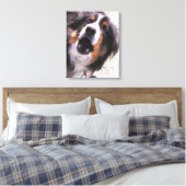 GRENZÜBERSCHREITENDE COLLIES LEINWANDDRUCK (Insitu (Schlafzimmer))