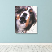 GRENZÜBERSCHREITENDE COLLIES LEINWANDDRUCK (Insitu (Holzboden))