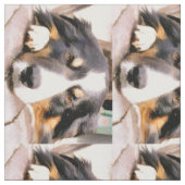 GRENZÜBERSCHREITENDE COLLIES STOFF (Nahaufnahme)