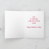 Grenzüberschreitende Rose II Feiertagskarte (Innenseite)