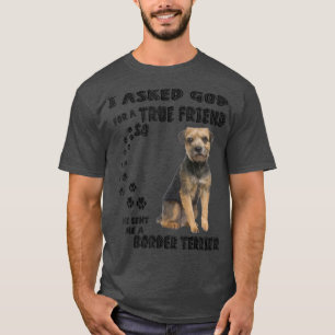 Grenzüberschreitende Terrier Quote Mama Vater Kost T-Shirt