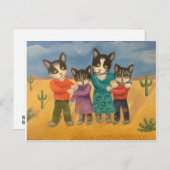 Grenzüberschreitung Postkarte (Vorne/Hinten)