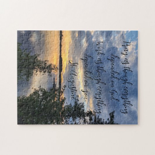 Grenzwasser Sunset Puzzle (Horizontal)