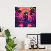 Grenzwertiges polynesisches Gespenst Poster (Heimbüro)