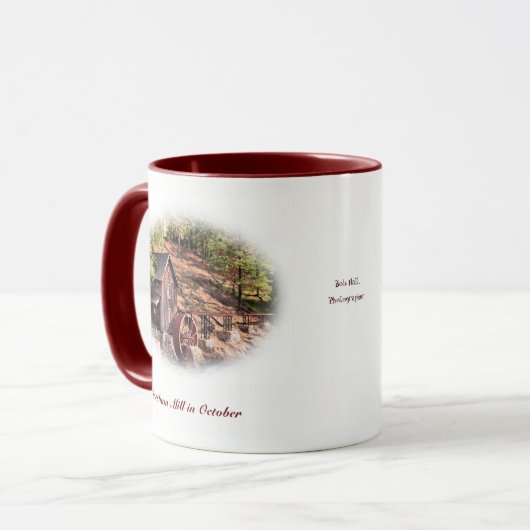 Gresham Mühlim Oktober Kaffee-Tasse Tasse (Vorderseite Links)