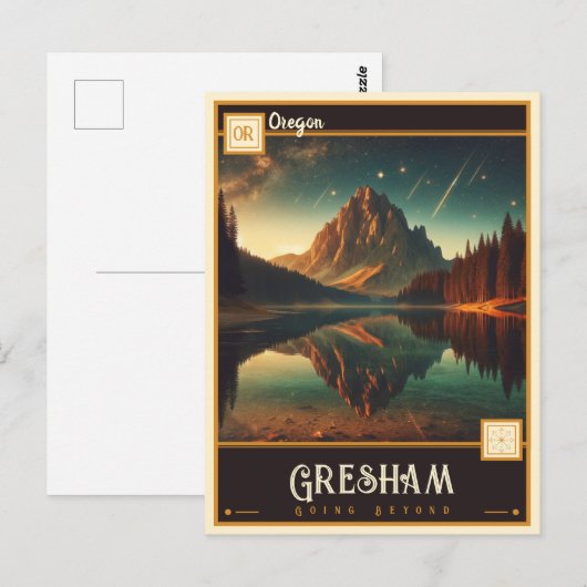 Gresham | VINTAG Postkarte (Vorne/Hinten)