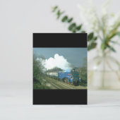 Gresley A4 Sir Nigel Gresley arbeitet Postkarte (Stehend Vorderseite)