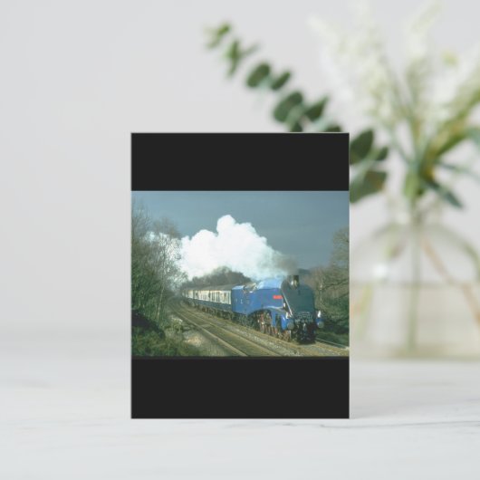 Gresley A4 Sir Nigel Gresley arbeitet Postkarte (Stehend Vorderseite)