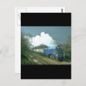 Gresley A4 Sir Nigel Gresley arbeitet Postkarte (Vorne/Hinten)