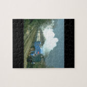 Gresley A4 Sir Nigel Gresley works_Steam Züge Puzzle (Horizontal)