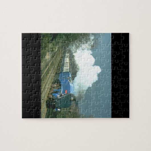 Gresley A4 Sir Nigel Gresley works_Steam Züge Puzzle (Horizontal)