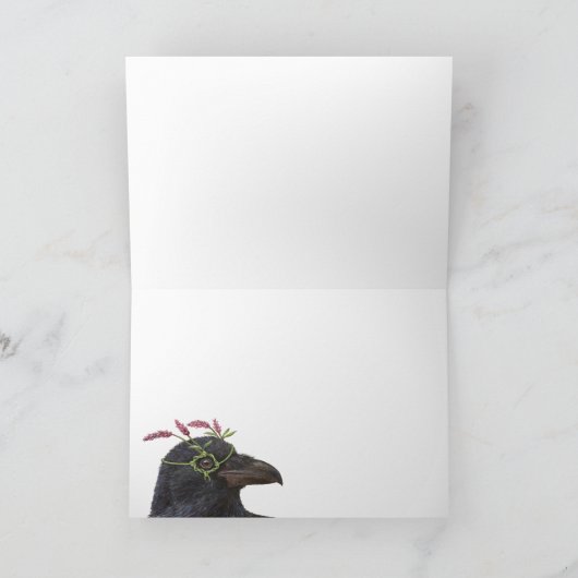 "Greta" die Rabe-Karte Karte (Innenseite)