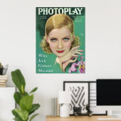 Greta Garbo Fotoplay Magazine 1929 Poster (Heimbüro)