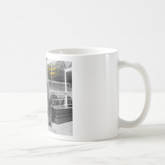 Greta Garbo und Mauritz Stiller 1925 Geburtstag Kaffeetasse (Rechts)