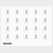 Greta Kitty Rund Sticker (Blatt)