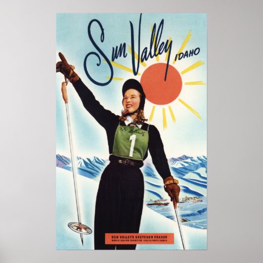 Gretchen Fraser Advertisement Poster (Vorne)