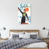 Gretchen Fraser Advertisement Poster Leinwanddruck (Insitu (Schlafzimmer))