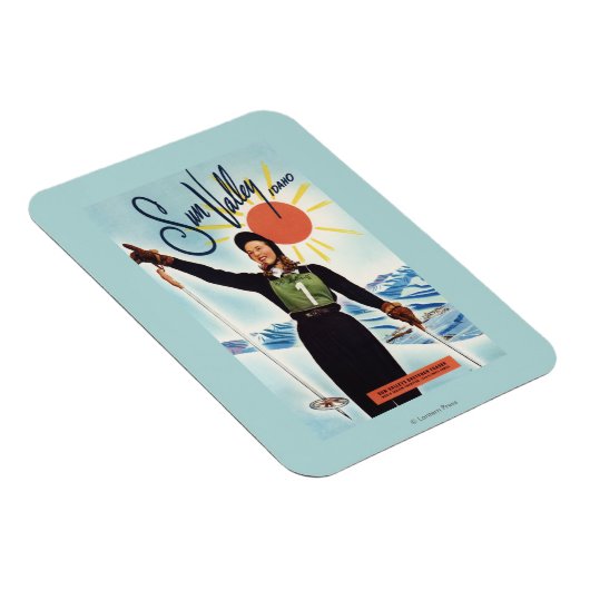 Gretchen Fraser Advertisement Poster Magnet (Rechte Seite)