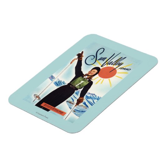 Gretchen Fraser Advertisement Poster Magnet (Linke Seite)