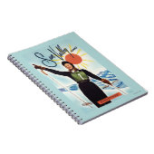 Gretchen Fraser Advertisement Poster Notizblock (Rechte Seite)