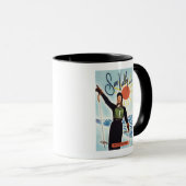 Gretchen Fraser Advertisement Poster Tasse (VorderseiteRechts)