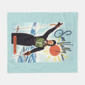 Gretchen Fraser Anzeige-Plakat Fleecedecke (Vorderseite (Horizontal))