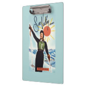 Gretchen Fraser Anzeige-Plakat Klemmbrett (Links)