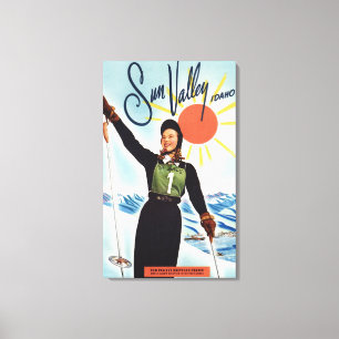 Gretchen Fraser Anzeige-Plakat Leinwanddruck