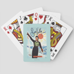 Gretchen Fraser Anzeige-Plakat Spielkarten