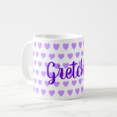 Gretchen in Lila Kaffeetasse (Vorderseite Links)