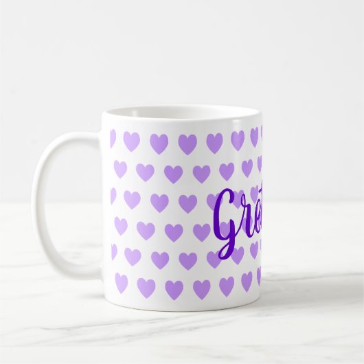 Gretchen in Lila Kaffeetasse (Links)