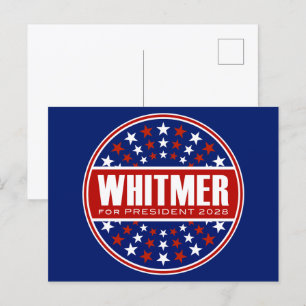 Gretchen Whitmer für Präsidentin 2028 Postkarte