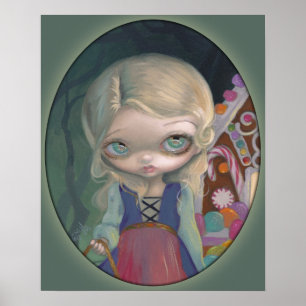 Gretel ART PRINT Großaugenbläser-Hanselbonbons Poster