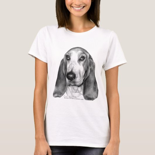 Gretel, Basset Hound T-Shirt (Vorderseite)