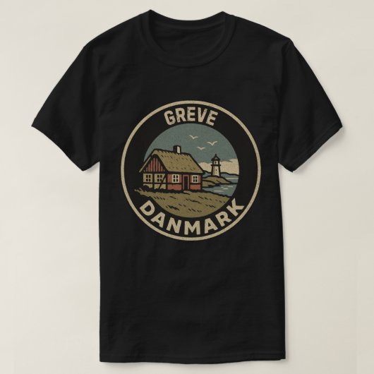 Greve, Dänemark Danmark T-Shirt (Design vorne)