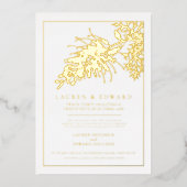 Grevillea Blume Folieneinladung (Vorderseite)