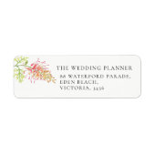 Grevillea botanical watercolor wedding reply (Vorne)