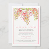 Grevillea Botanisches Foto Einladung (Vorderseite)