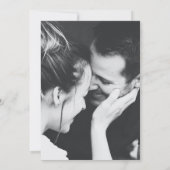 Grevillea botanisches Foto Hochzeitsgrün Einladung (Rückseite)