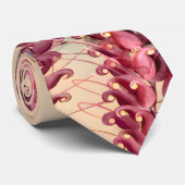 Grevillea Floral Watercolor, Geschenk für Freunde Krawatte (Gerollt)