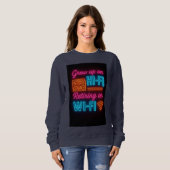 Grew up on Hi-Fi, Retiring on Wi-Fi Sweatshirt (Vorne ganz)