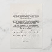 Grey 3 Multi Photos Collage Pet Dog Wedding idea Folieneinladung (Rückseite)