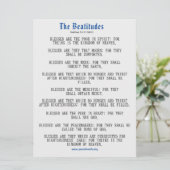Grey and Blue Beatitudes Inspiration (Stehend Vorderseite)