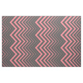 Grey and Pink Zigzag Zickzack Stoff (Fat Quarter (45,7 x 55,9 cm))